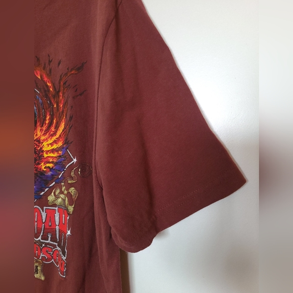 🦅Harley Davidson- Brown Shenandoah Staunton, VA T-Shirt - Size M - Picture 3 of 6